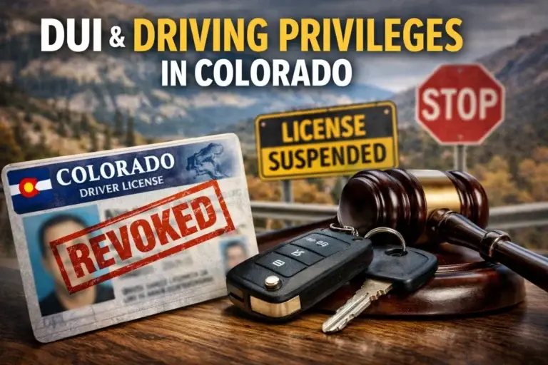 What happens to your driver's license after a dui in Colorado? - DUI Defense Attorney Aurora