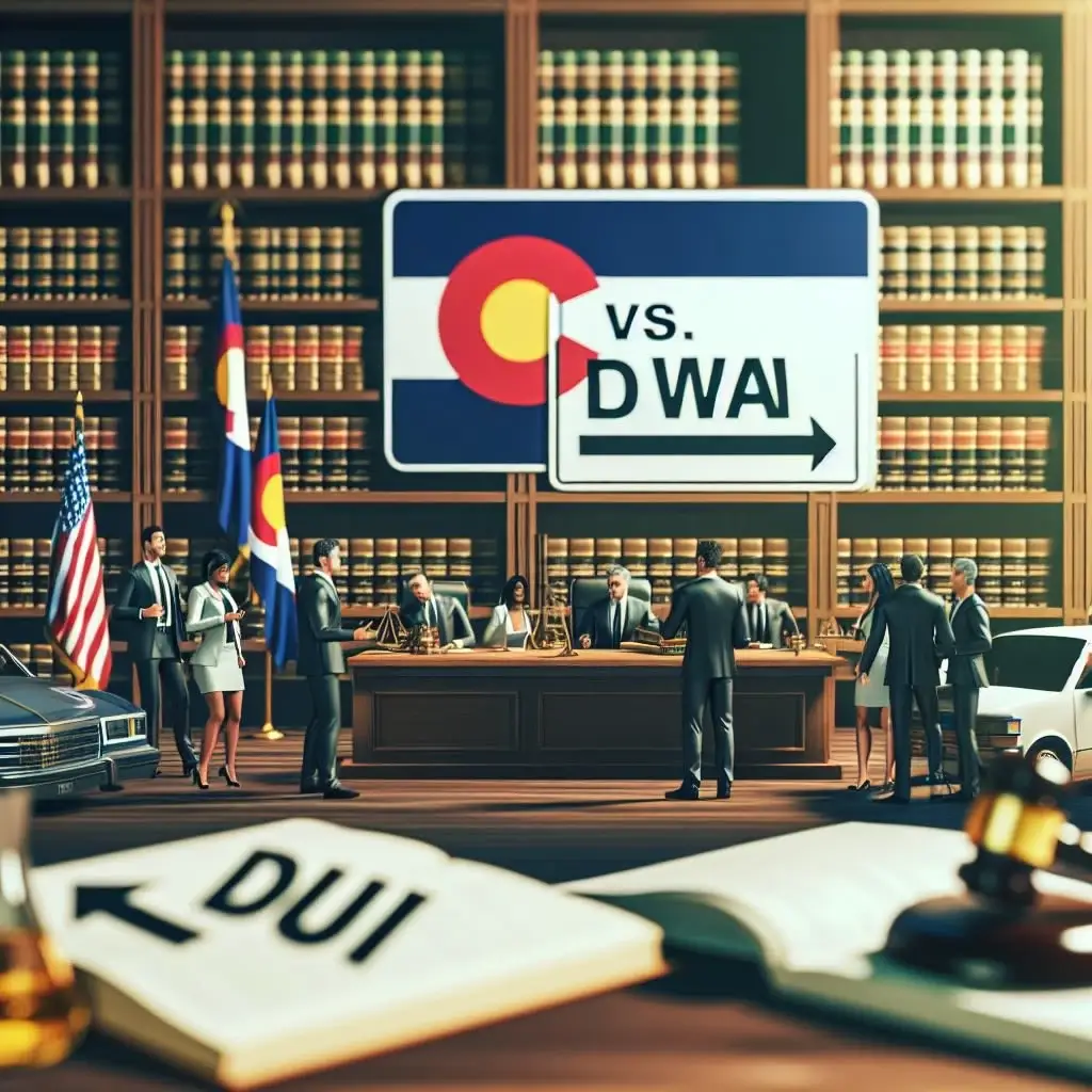 Image Generate DWAI - DWAI vs. DUI in Colorado