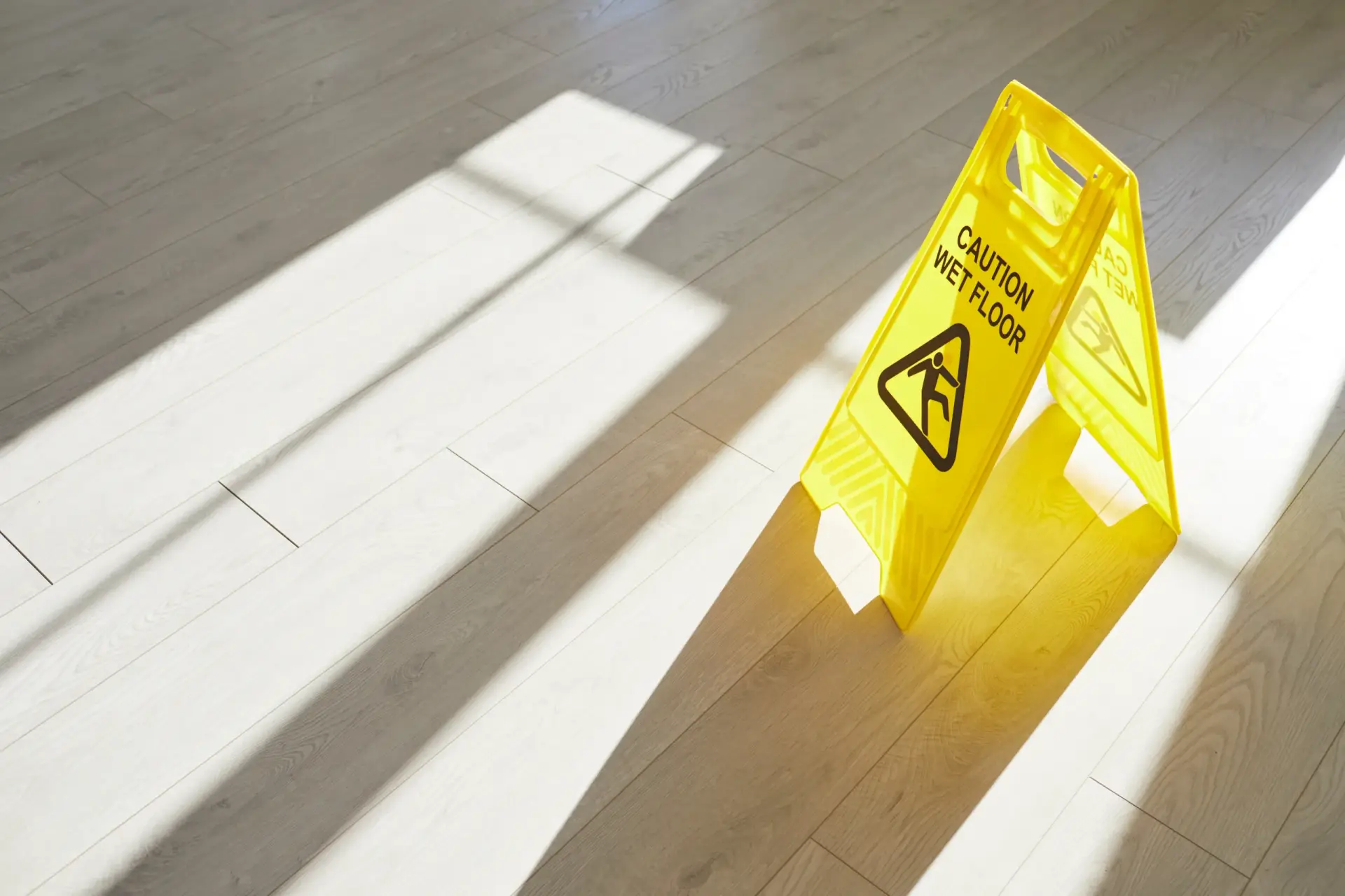 Wet Floor Warning - Slip and Fall Attorney