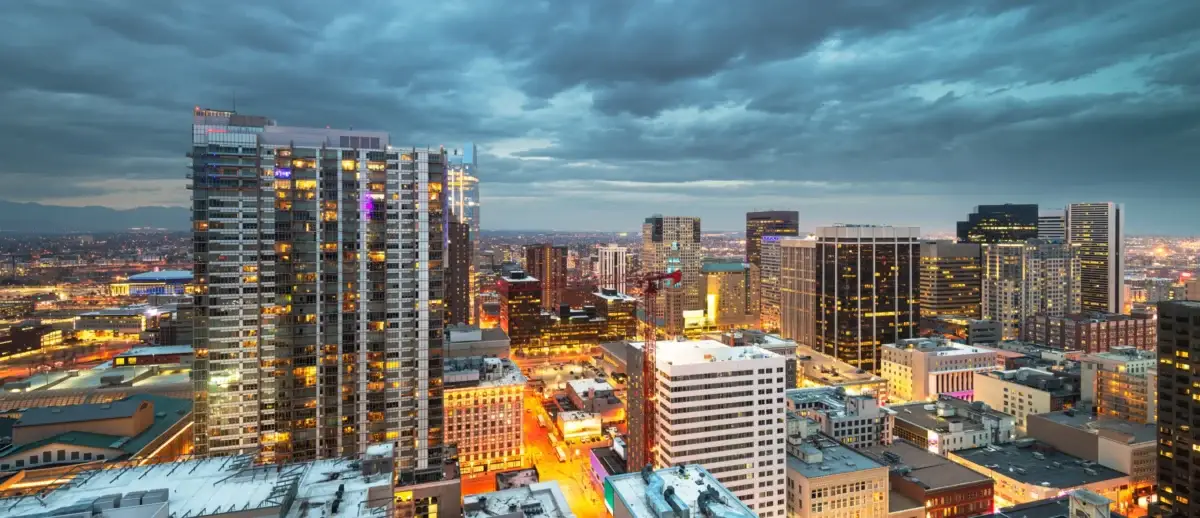 Denver Night Skyline - First Degree Assault Defense Attorney