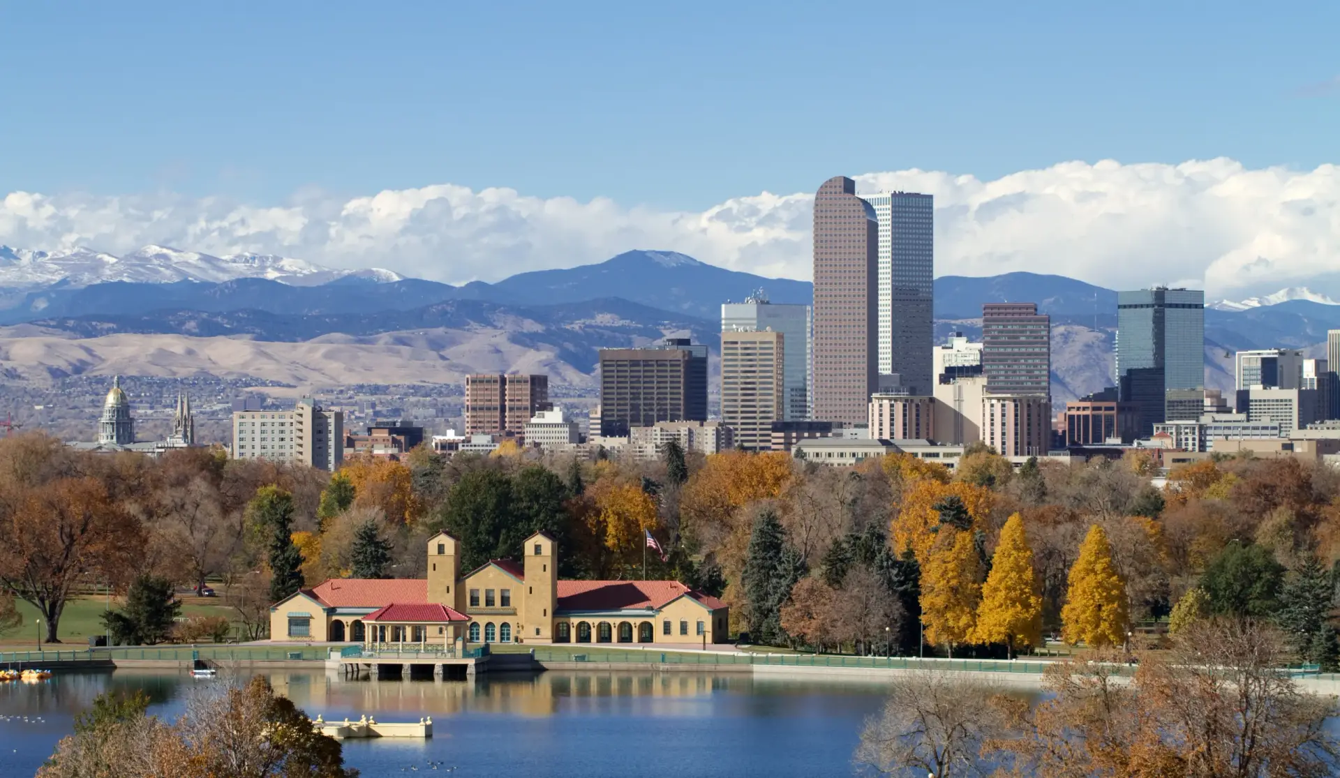 Denver Skylines with Mountains - Colorado DUI Attorney
