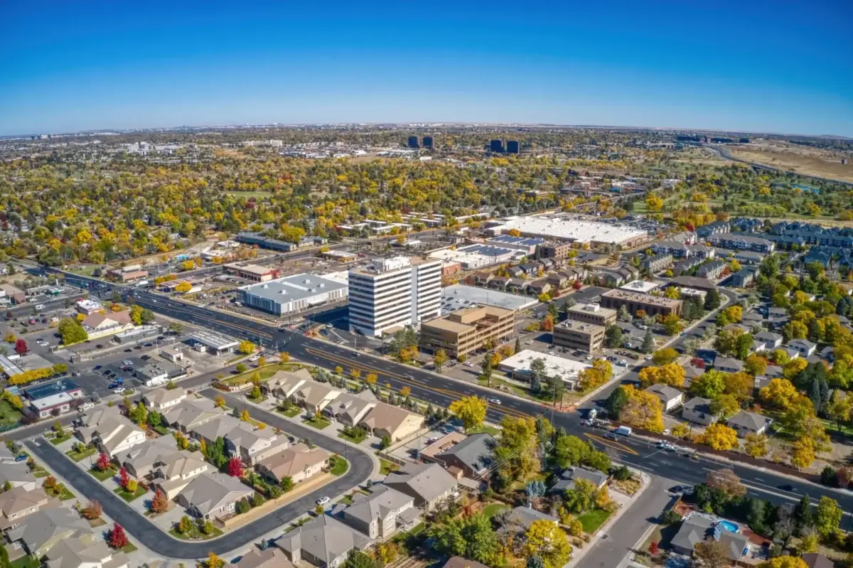 Ariel View of Aurora, Colorado - Aurora DUI Attorney