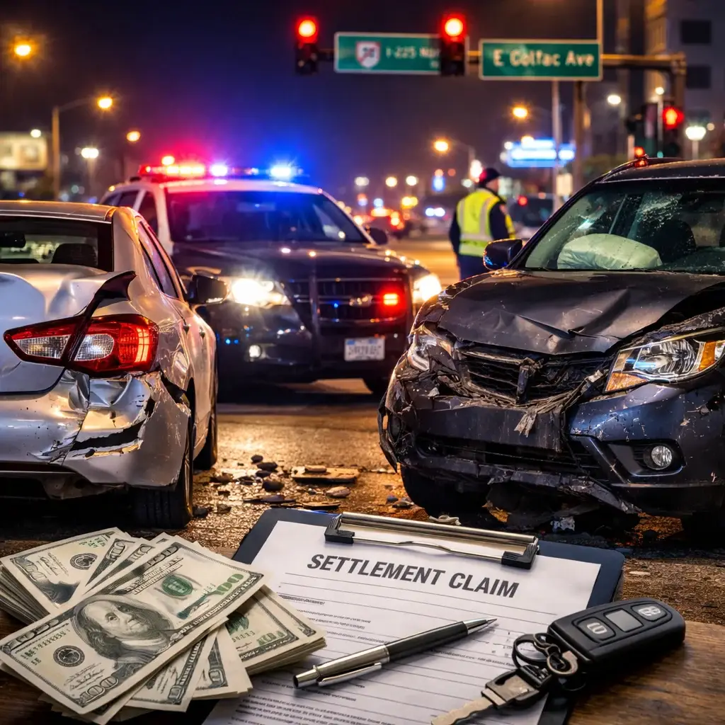Average Car Accident Settlement in Aurora Colorado After Vehicle Collision